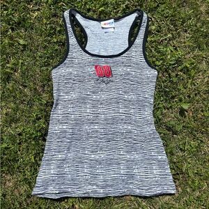 NASCAR For Her Dale Earnhardt Jr. #88 Tank Top Womens Medium Black White Red Y2K